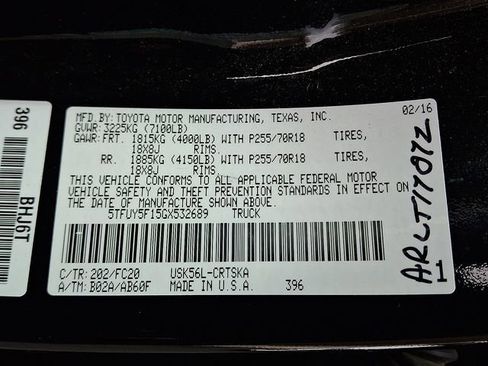 Used 2016 Toyota Tundra SR5 image 26