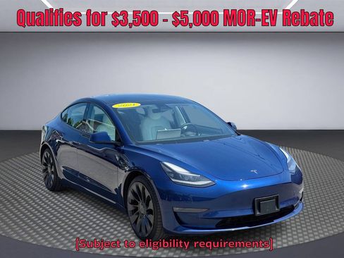 Used 2021 Tesla Model 3 Performance AWD/4WD image 1