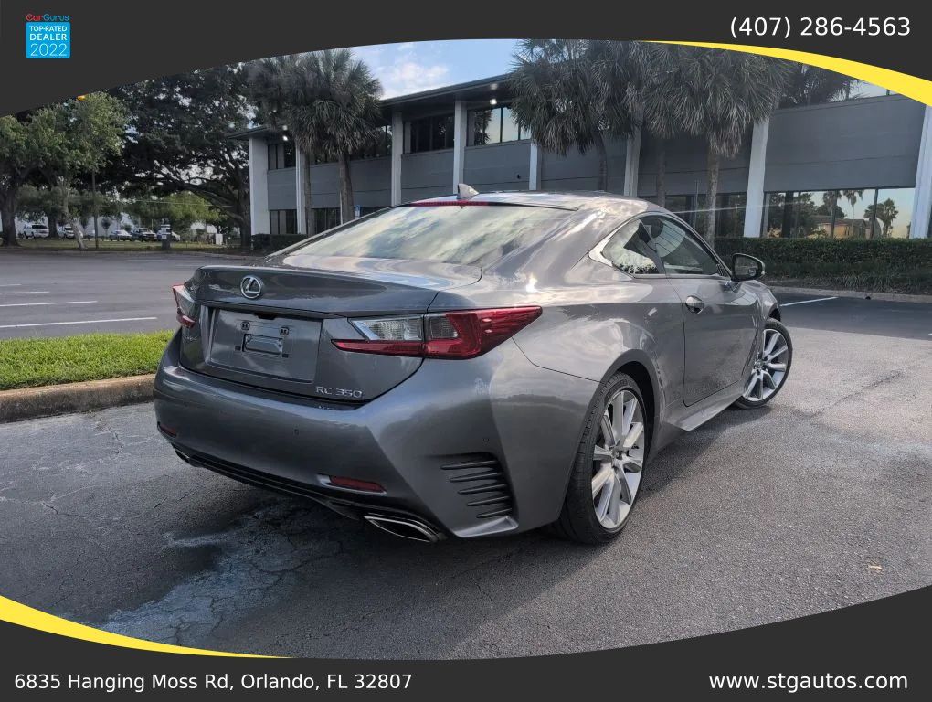 Used 2015 Lexus RC 350 w/ Luxury Package RWD image 5
