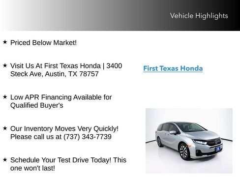 Used 2026 Honda Odyssey EX-L image 10