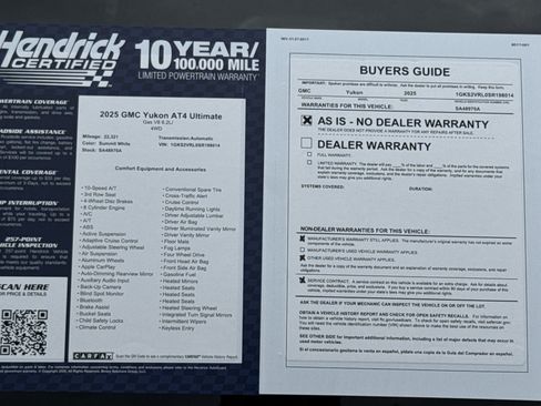 Used 2025 GMC Yukon AT4 Ultimate AWD/4WD image 44