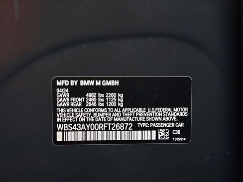 Used 2024 BMW M3 Competition w/ M Carbon Exterior Package image 26