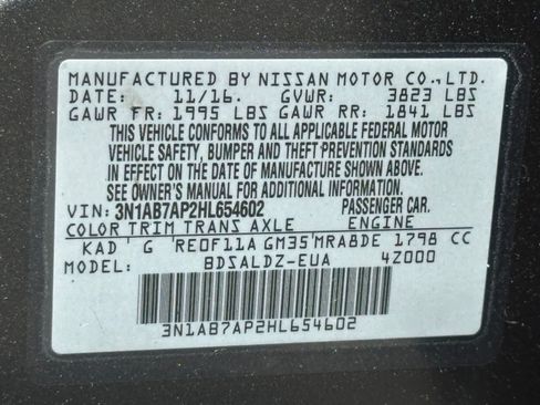 Used 2017 Nissan Sentra SV w/ Protection Package FWD image 30