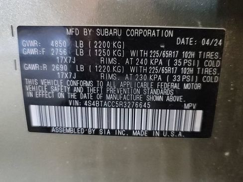 Used 2024 Subaru Outback Premium AWD/4WD image 34