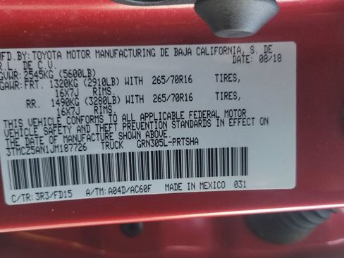 Used 2018 Toyota Tacoma TRD Off-Road AWD/4WD image 24