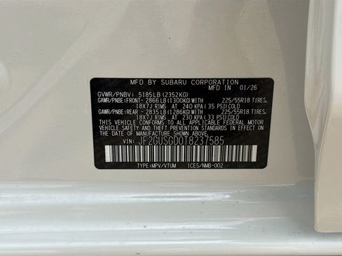 New 2026 Subaru Crosstrek 2.5i Sport image 42