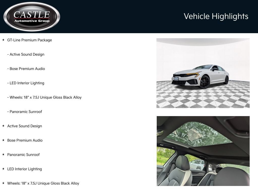 New 2026 Kia K5 GT-Line w/ GT-Line Premium Package AWD/4WD image 3