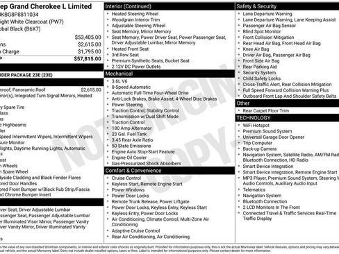 Used 2023 Jeep Grand Cherokee L Limited AWD/4WD image 4