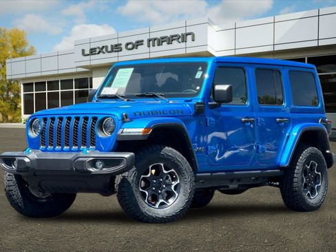 Used 2023 Jeep Wrangler Unlimited Rubicon 4xe w/ Cold Weather Group AWD/4WD image 1