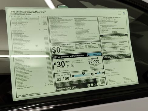 Used 2026 BMW M440i Coupe w/ Premium Package image 24