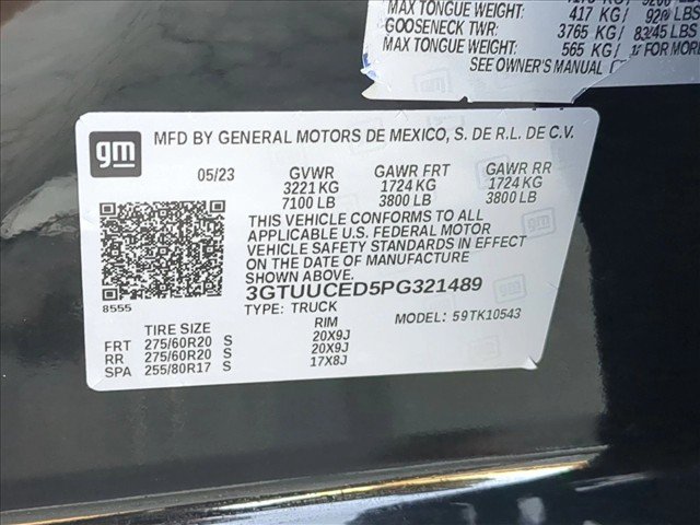 Used 2023 GMC Sierra 1500 Elevation w/ X31 Off-Road Package AWD/4WD image 24