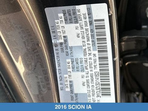 Used 2016 Scion iA FWD image 30