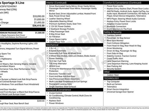 New 2026 Kia Sportage X-Line w/ X-Line Premium Package AWD/4WD image 4