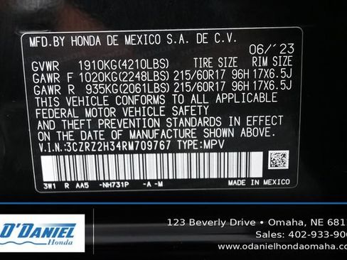 Used 2024 Honda HR-V LX image 43