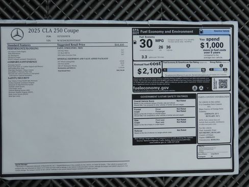 Certified 2025 Mercedes-Benz CLA 250 image 9