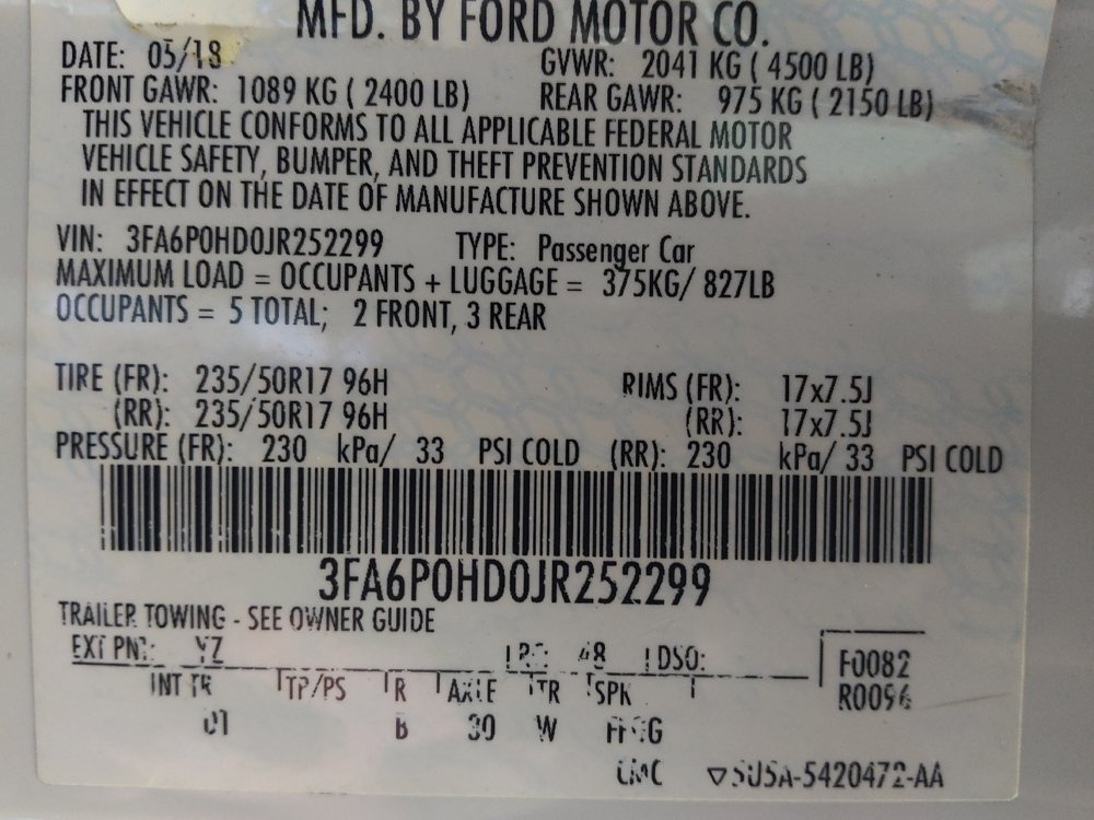 Used 2018 Ford Fusion SE w/ Fusion SE Technology Package FWD image 33