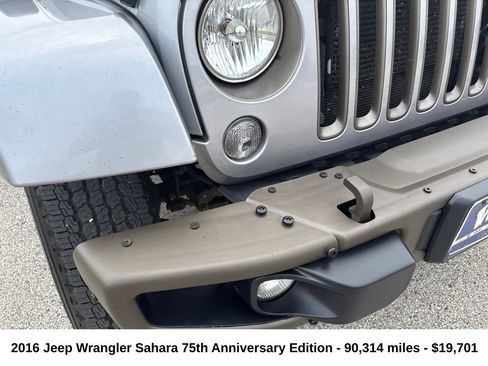 Certified 2016 Jeep Wrangler Sahara AWD/4WD image 37