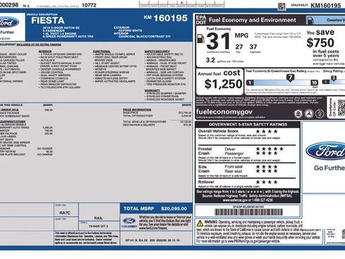Used 2019 Ford Fiesta SE w/ Equipment Group 201A image 20
