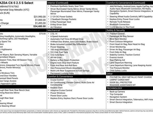 New 2026 MAZDA CX-5 Select AWD/4WD image 6
