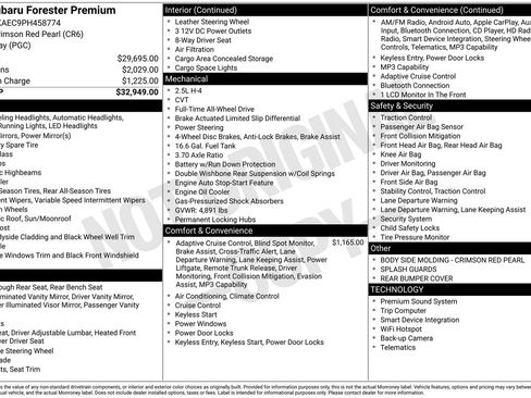 Certified 2023 Subaru Forester Premium image 29