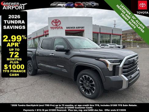New 2026 Toyota Tundra Limited AWD/4WD image 1