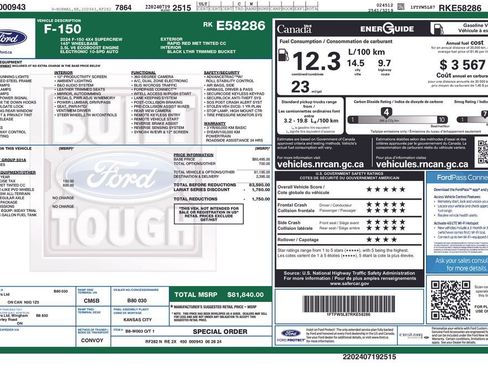 Used 2024 Ford F150 Lariat AWD/4WD image 21