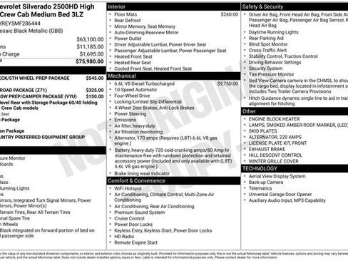 Used 2021 Chevrolet Silverado 2500 High Country AWD/4WD image 4