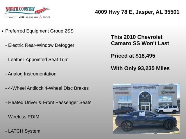 Used 2010 Chevrolet Camaro SS w/ RS Package RWD image 15