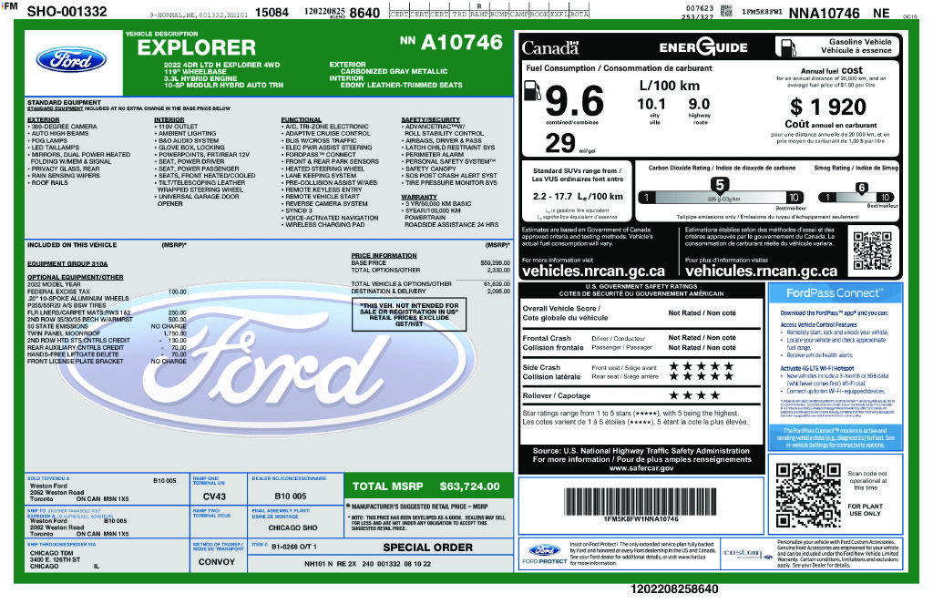 Used 2022 Ford Explorer Limited AWD/4WD image 5