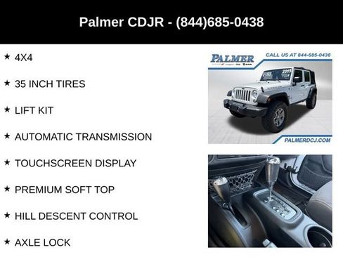 Used 2015 Jeep Wrangler Unlimited Rubicon w/ Connectivity Group AWD/4WD image 6
