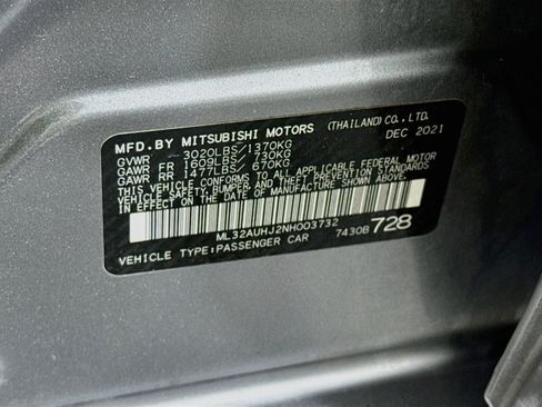 Used 2022 Mitsubishi Mirage ES FWD image 37
