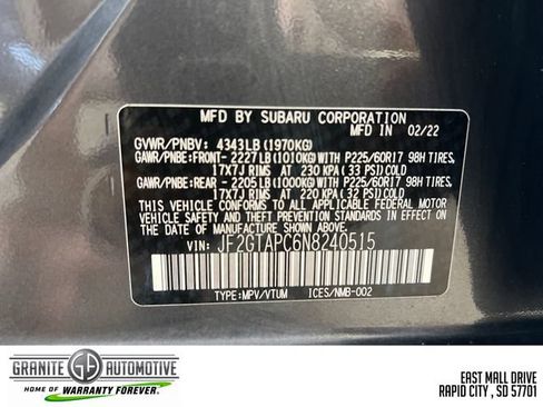 Used 2022 Subaru Crosstrek 2.0i Premium w/ Popular Package #4 AWD/4WD image 22