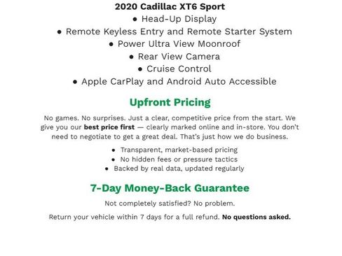 Certified 2020 Cadillac XT6 Sport AWD/4WD image 2