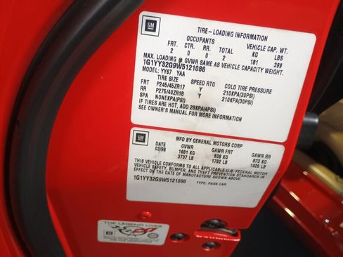 Used 1998 Chevrolet Corvette Convertible image 53