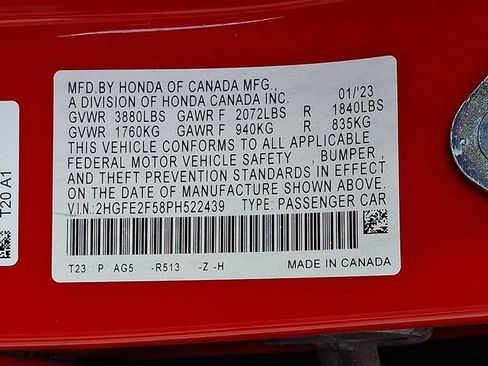 Used 2023 Honda Civic Sport image 27