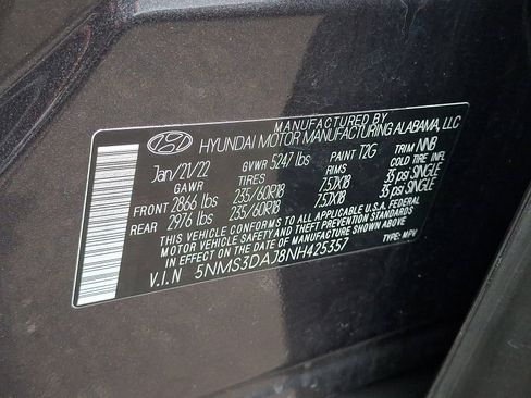 Used 2022 Hyundai Santa Fe SEL w/ Convenience + Premium Package AWD/4WD image 31