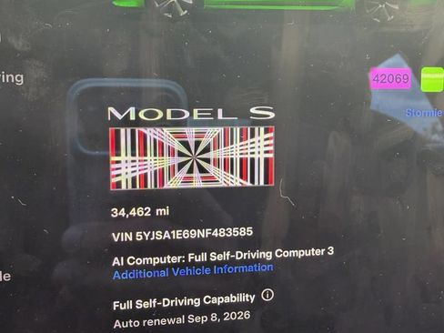 Used 2022 Tesla Model S Plaid AWD/4WD image 2