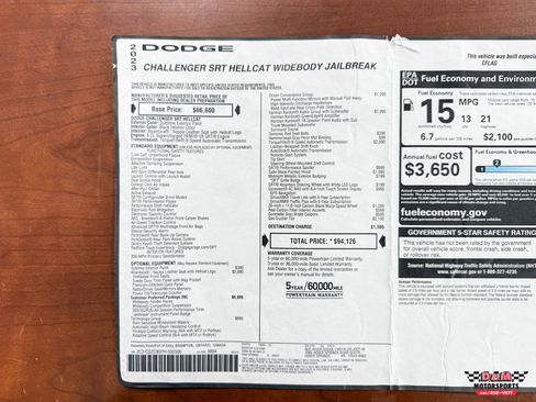 Used 2023 Dodge Challenger SRT Hellcat image 65