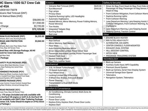 Used 2025 GMC Sierra 1500 SLT w/ SLT Premium Plus Package AWD/4WD image 4