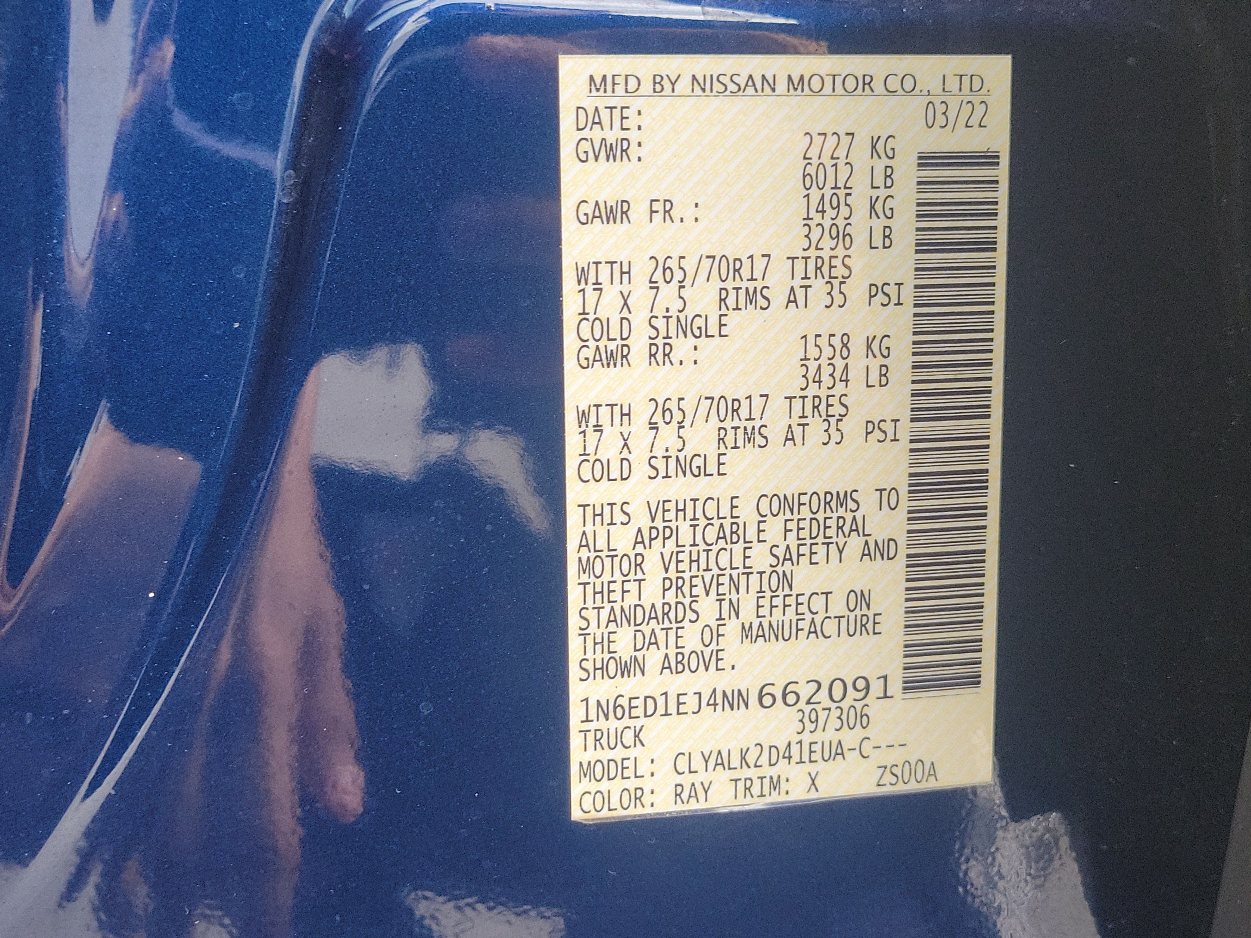 Used 2022 Nissan Frontier Pro-X RWD image 34
