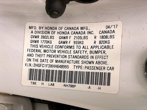 Used 2017 Honda Civic EX-T image 22