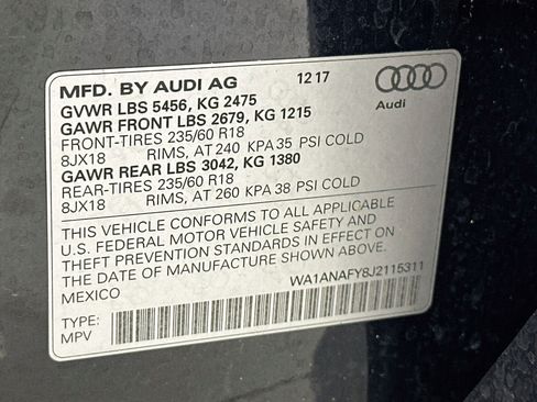 Used 2018 Audi Q5 2.0T Premium w/ Convenience Package AWD/4WD image 30