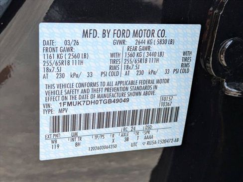 New 2026 Ford Explorer Active RWD image 17
