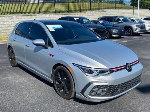 Certified 2023 Volkswagen GTI SE w/ Black Wheel Package FWD image 9