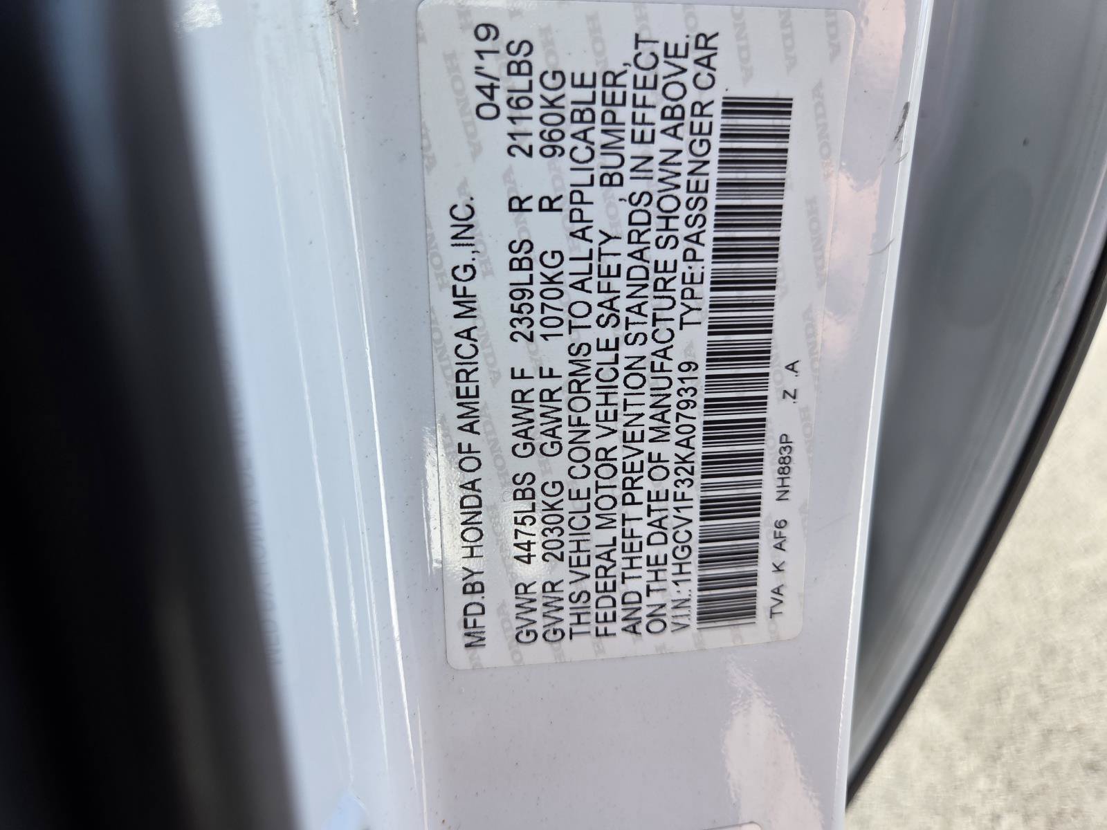 Used 2019 Honda Accord Sport image 29