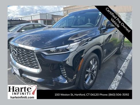 Certified 2023 INFINITI QX60 Luxe w/ Performance Audio Package AWD/4WD image 1