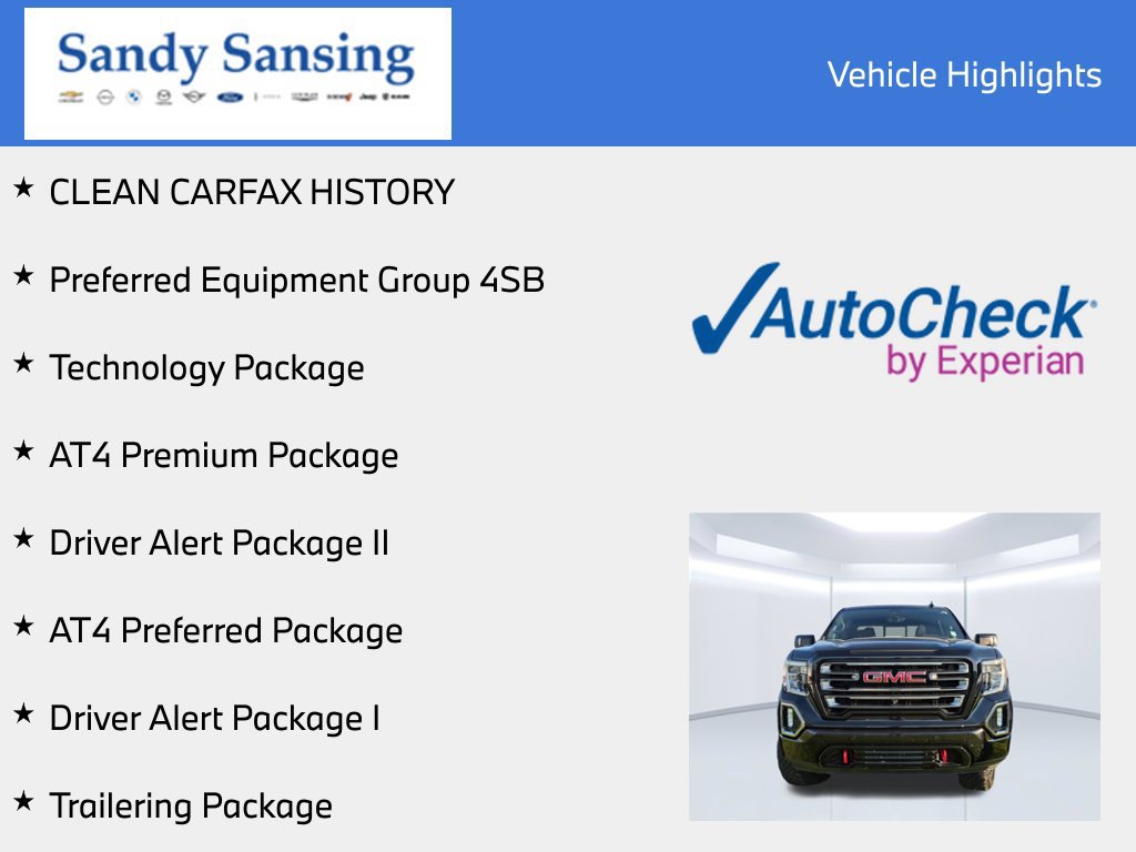 Used 2020 GMC Sierra 1500 AT4 w/ AT4 Premium Package AWD/4WD image 7