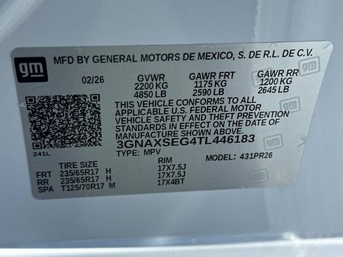 New 2026 Chevrolet Equinox ACTIV AWD/4WD image 28