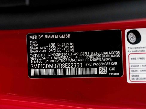 Used 2024 BMW M2 w/ Carbon Package RWD image 94
