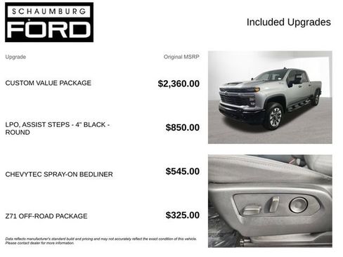 Used 2025 Chevrolet Silverado 2500 Custom w/ Custom Value Package AWD/4WD image 4